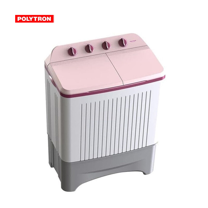 Polytron Mesin Cuci 2 Tabung 8 Kg - PWM 8363 P (Pink)